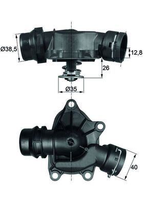 BMW E38-39 98- TERMOSTAT 11512247269 BEHR-T
