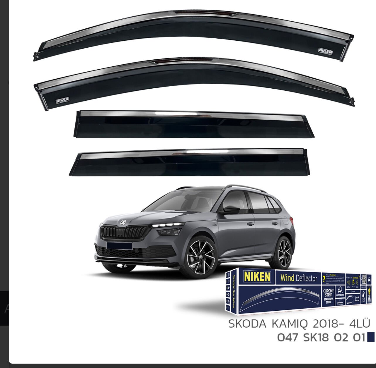 CHROME CAM RÜZGARLIĞI KAMİQ 2018- NIKEN
