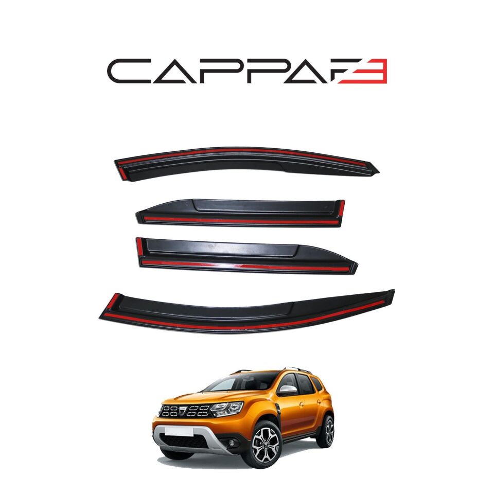 Dacia Duster 2018-2024 Yıl Aralığı Uyumlu Cam Rüzgarlığı 4 Parça