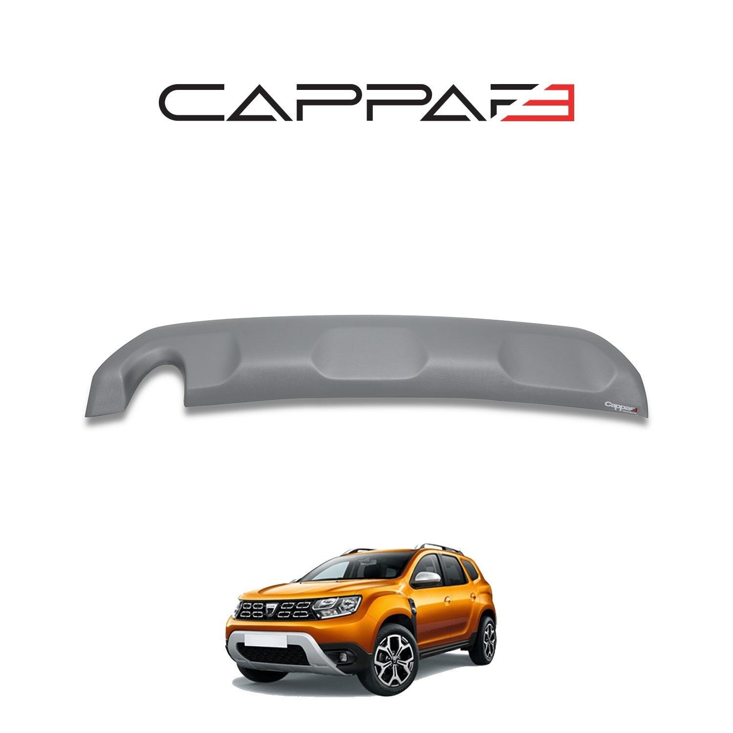 Dacia Duster 2018-2024 Yıl Aralığı Uyumlu Arka Tampon Difüzör