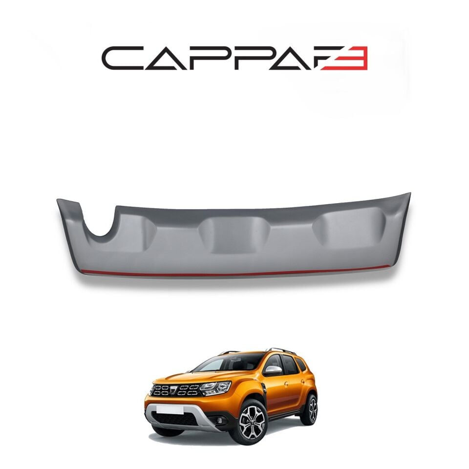 Dacia Duster 2018-2024 Yıl Aralığı Uyumlu Arka Tampon Difüzör