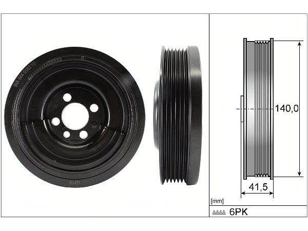 VOLKSWAGEN POLO-CORDOBA-IBIZA-FABIA 99-10 KRANK KASNAGI 045105243D BSG