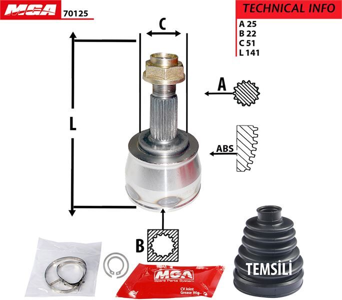 FIAT 97-00 AKSMILISOLEGE 46355150 OPAR