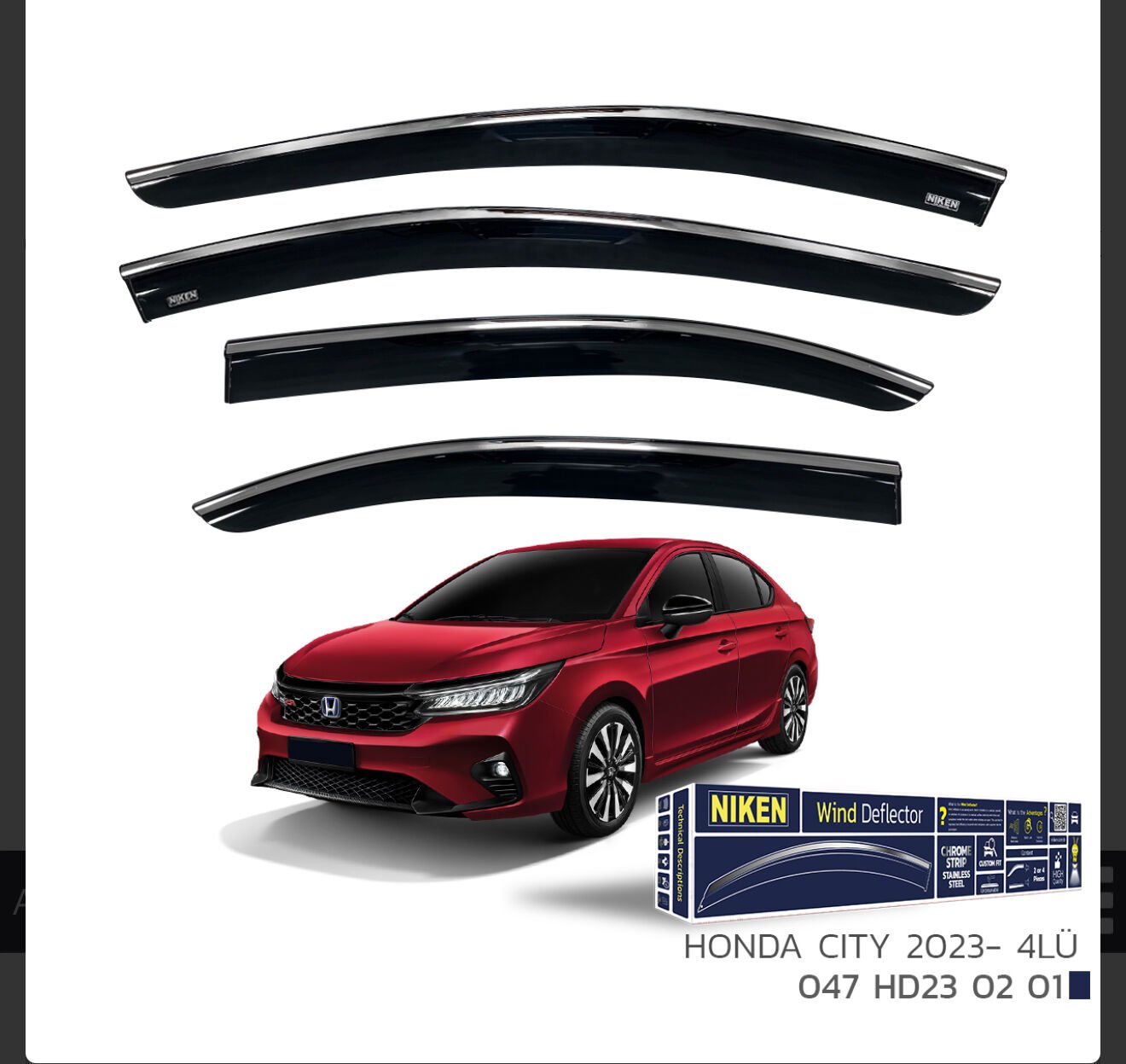 CHROME CAM RÜZGARLIĞI CİTY 2023- NIKEN