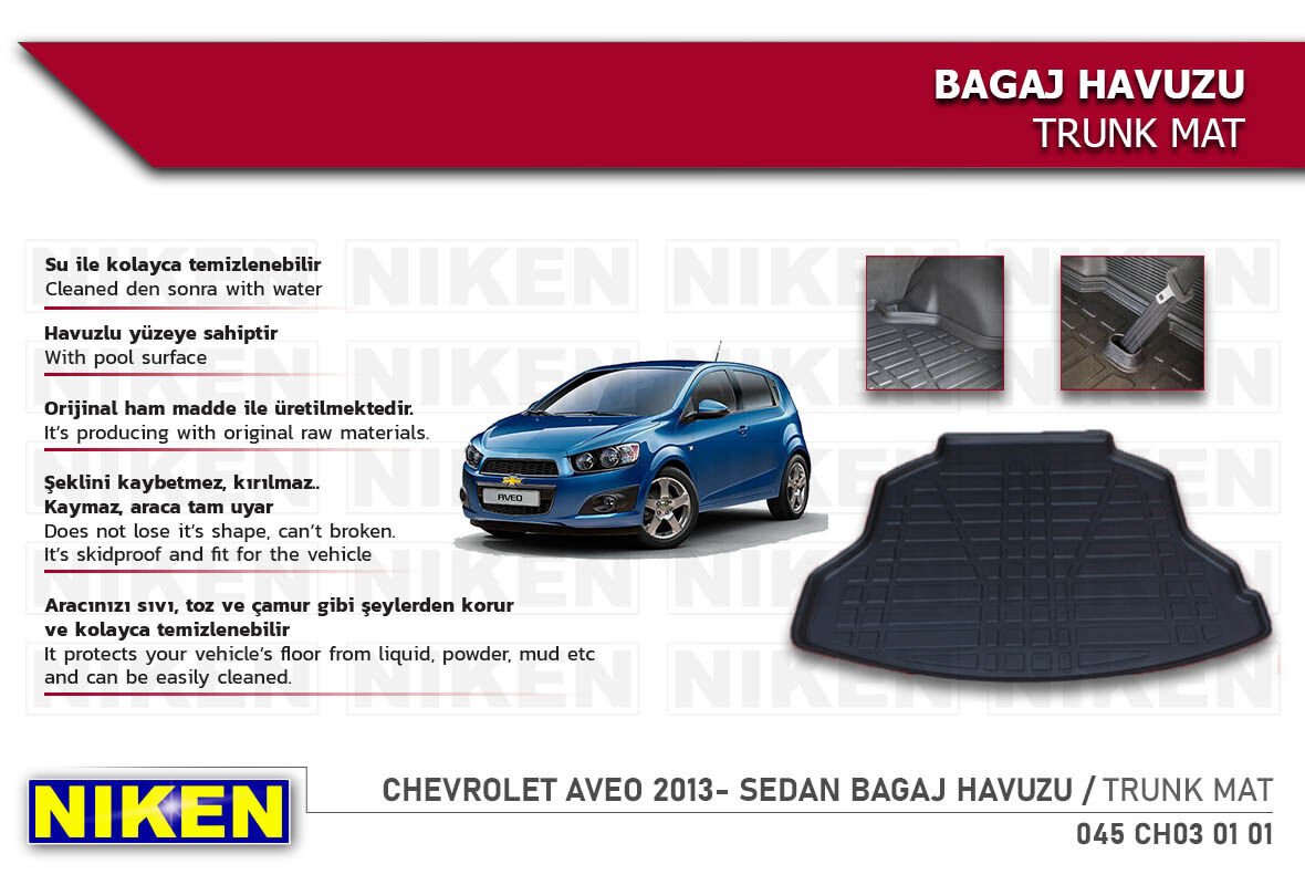 CHEVROLET AVEO 2013- SEDAN BAGAJ HAVUZU