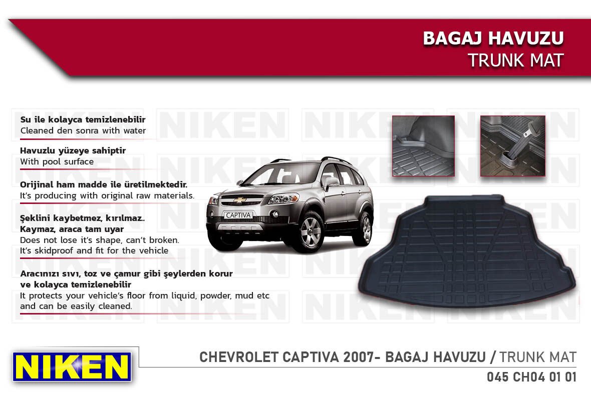 CHEVROLET CAPTIVA 2007- BAGAJ HAVUZU