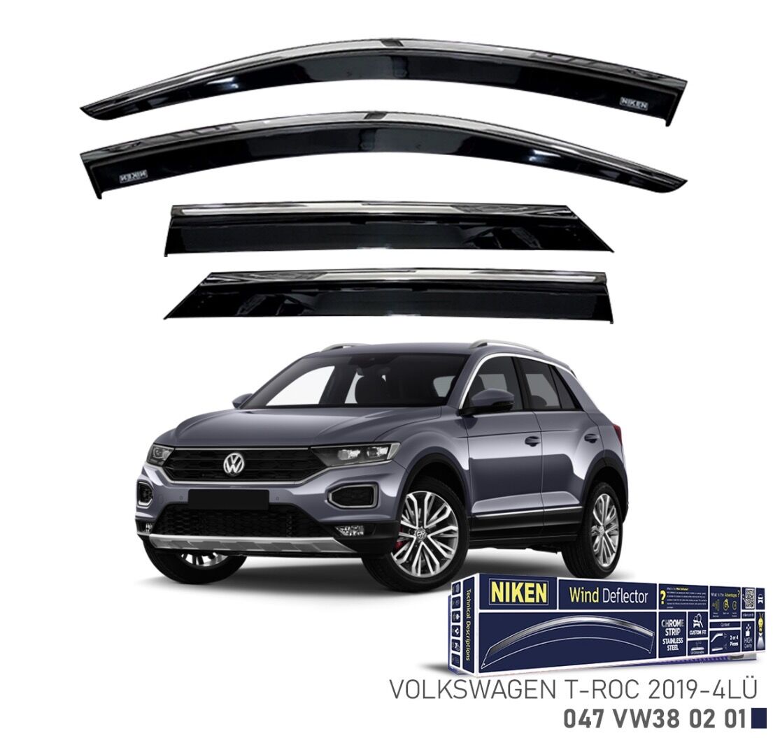 CHROME CAM RÜZGARLIĞI T-ROC 2019- NIKEN