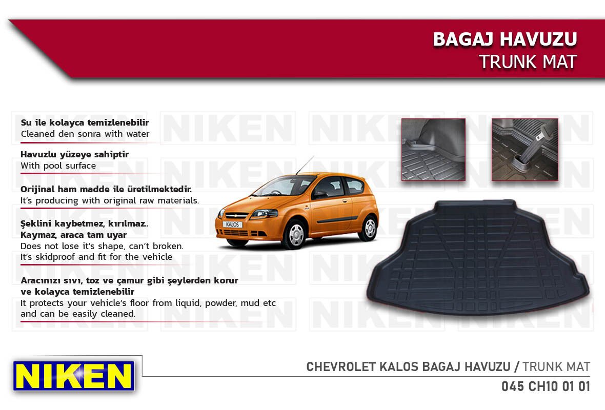 CHEVROLET KALOS BAGAJ HAVUZU