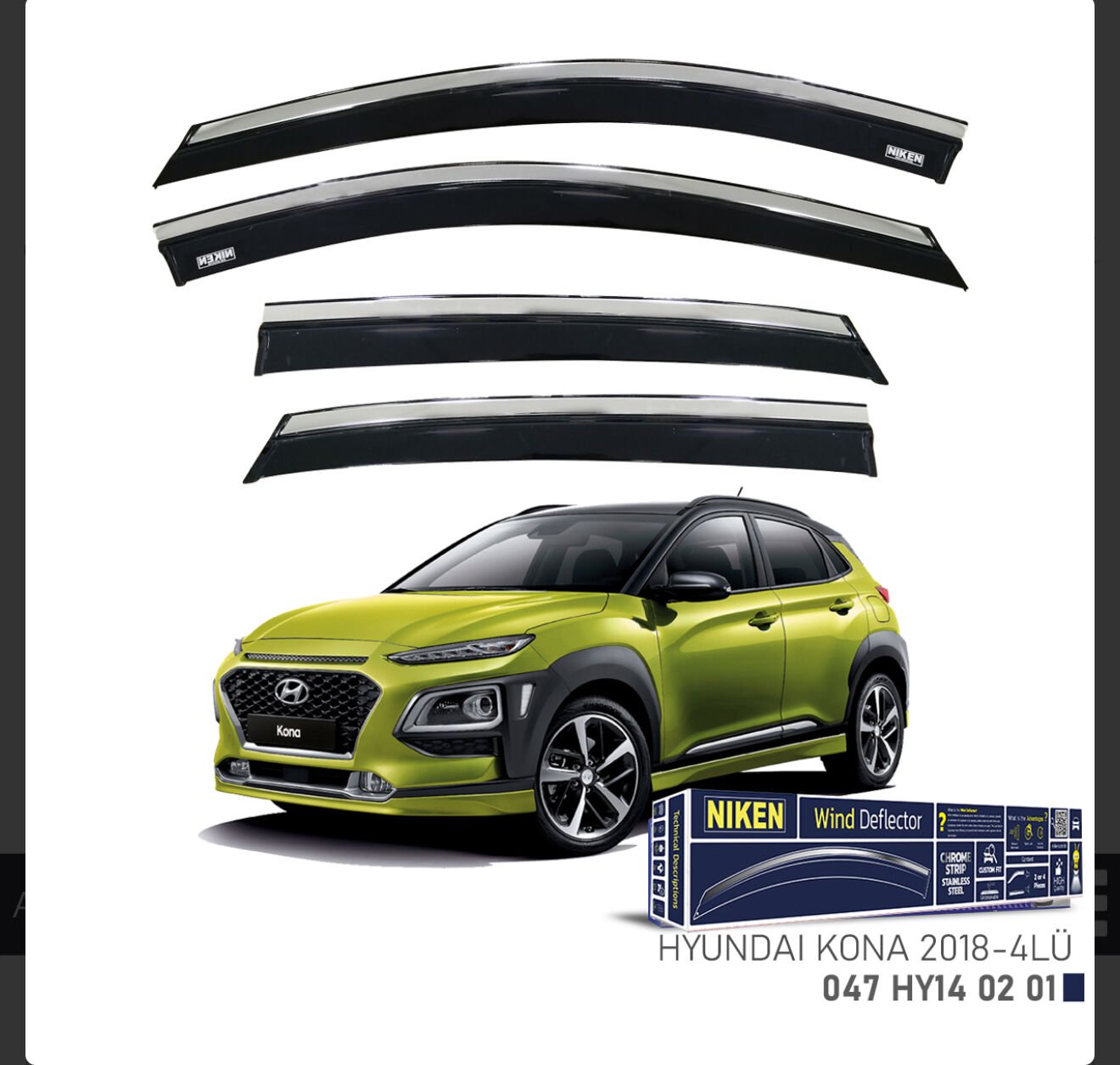 CHROME CAM RÜZGARLIĞI KONA 18-22 NIKEN