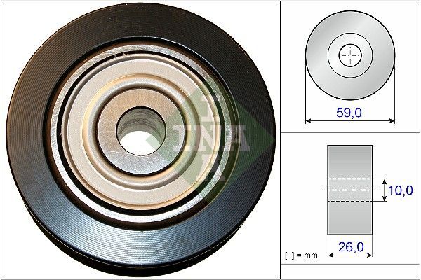 MITSUBISHI OUTLANDER (GF) 12- V KAYIS AVARE KASNAK 1341A042 INA
