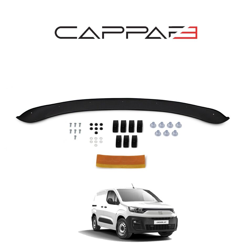 Fiat Doblo 2023- Yılı ve Sonrası Uyumlu Kaput Rüzgarlığı 4mm