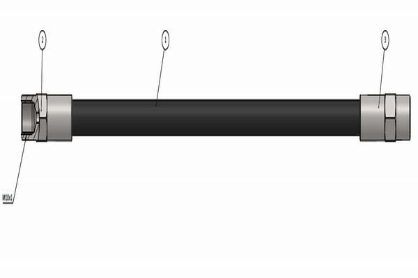 BMW 1500-E21-E12-E24 72- FREN HORTUMU ÖN 34321159879 BSG