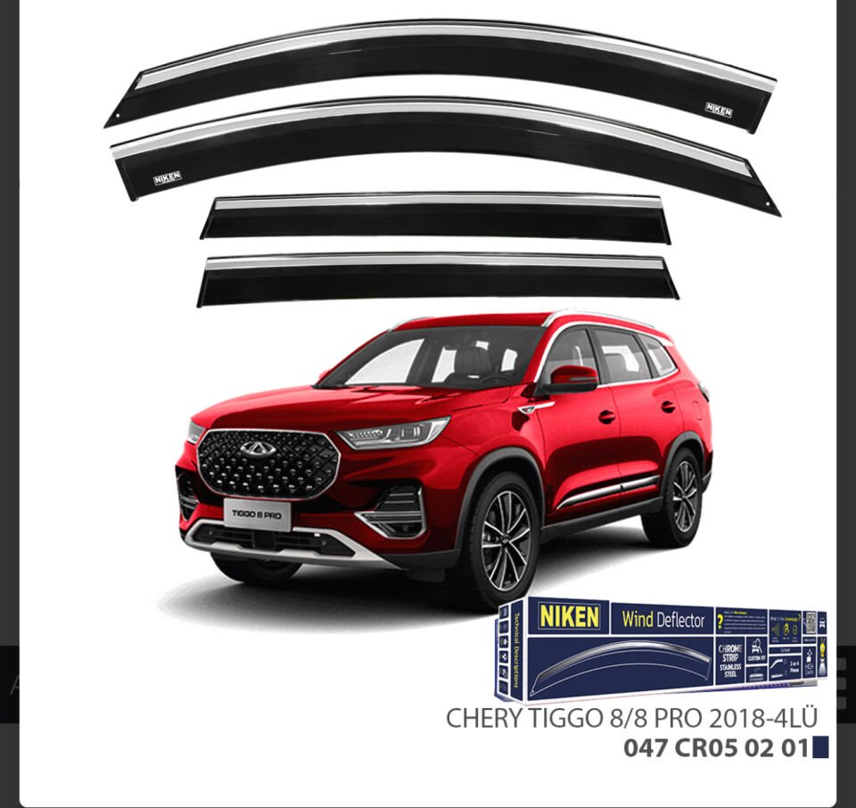 CHROME CAM RÜZGARLIĞI TIGGO 8 2018- NIKEN