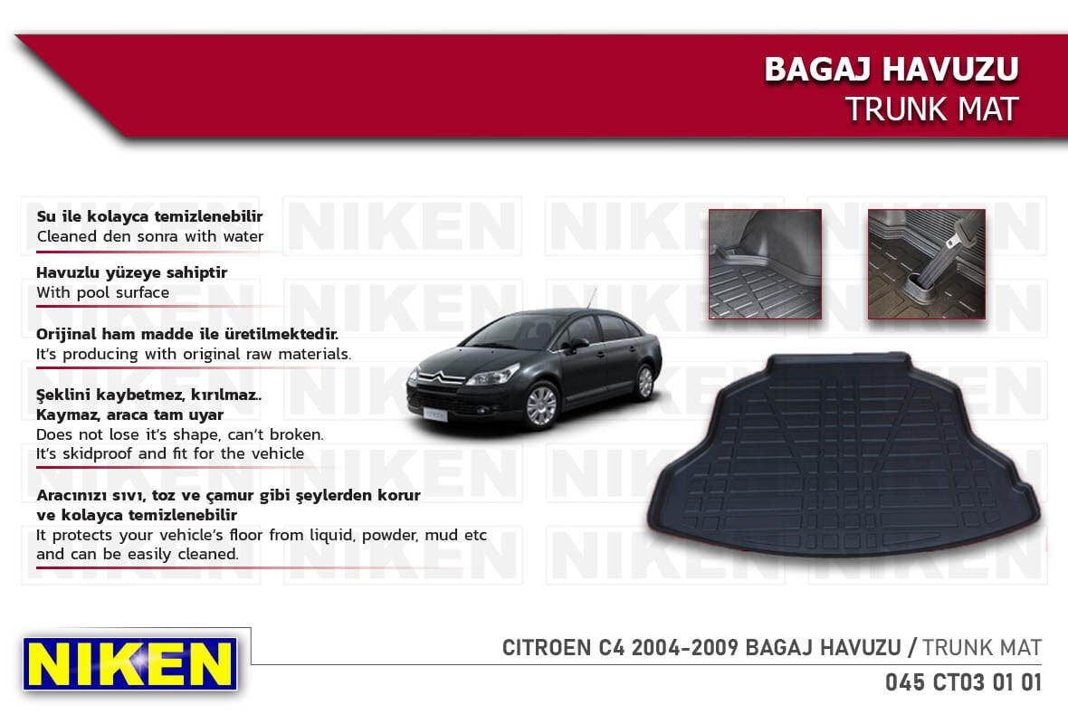 CITROEN C4 2004-2009 BAGAJ HAVUZU
