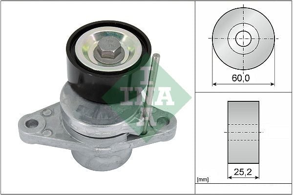 RENAULT DOKKER DUSTER LODGY LAGUNA SYMBOL 04- V KAYIS GERGI RULMANI 117502781R INA