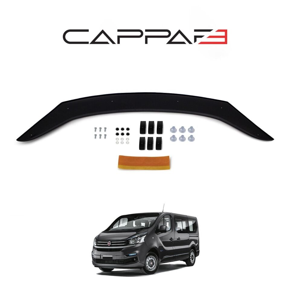 Fiat Talento 2016-Yılı ve Sonrası Uyumlu Kaput Rüzgarlığı 4mm