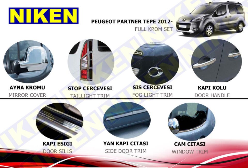 RENAULT CLIO 4 HB 2013- FULL KROM SET