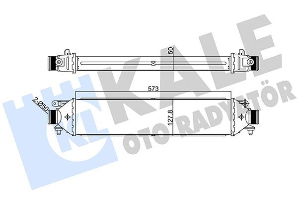 FIAT DOBLO III / BRAVO II / COMBO D / GIULETTA 07- TURBO RADYATÖRÜ 51783791 KALE