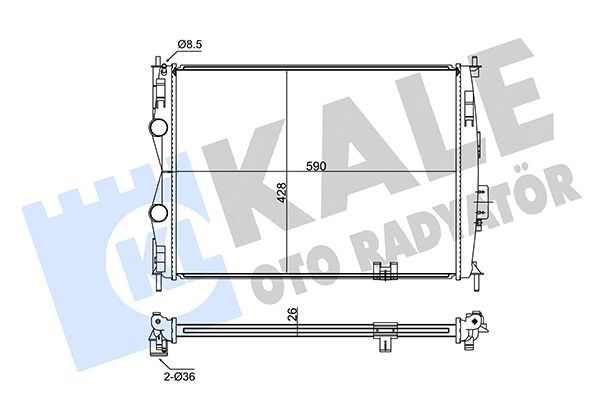 NISSAN QASHQAI (J10) 08-13 SU RADYATÖRÜ 21400-JD00B KALE