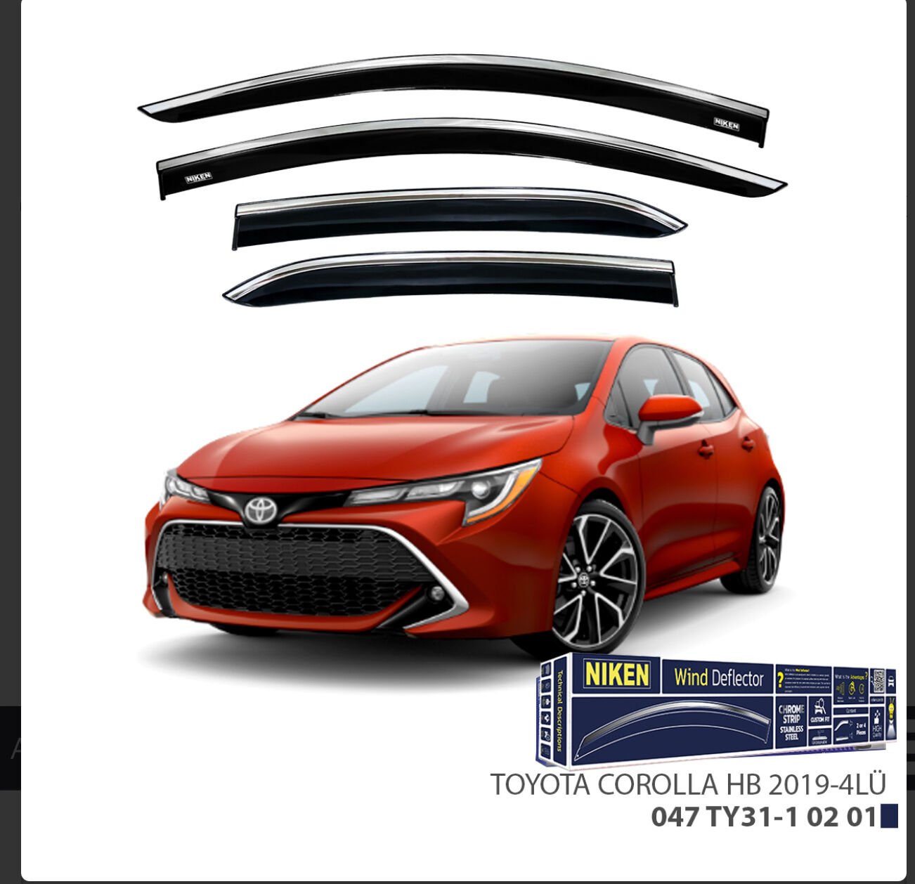 CHROME CAM RÜZGARLIĞI CHR 2018-2023 NIKEN