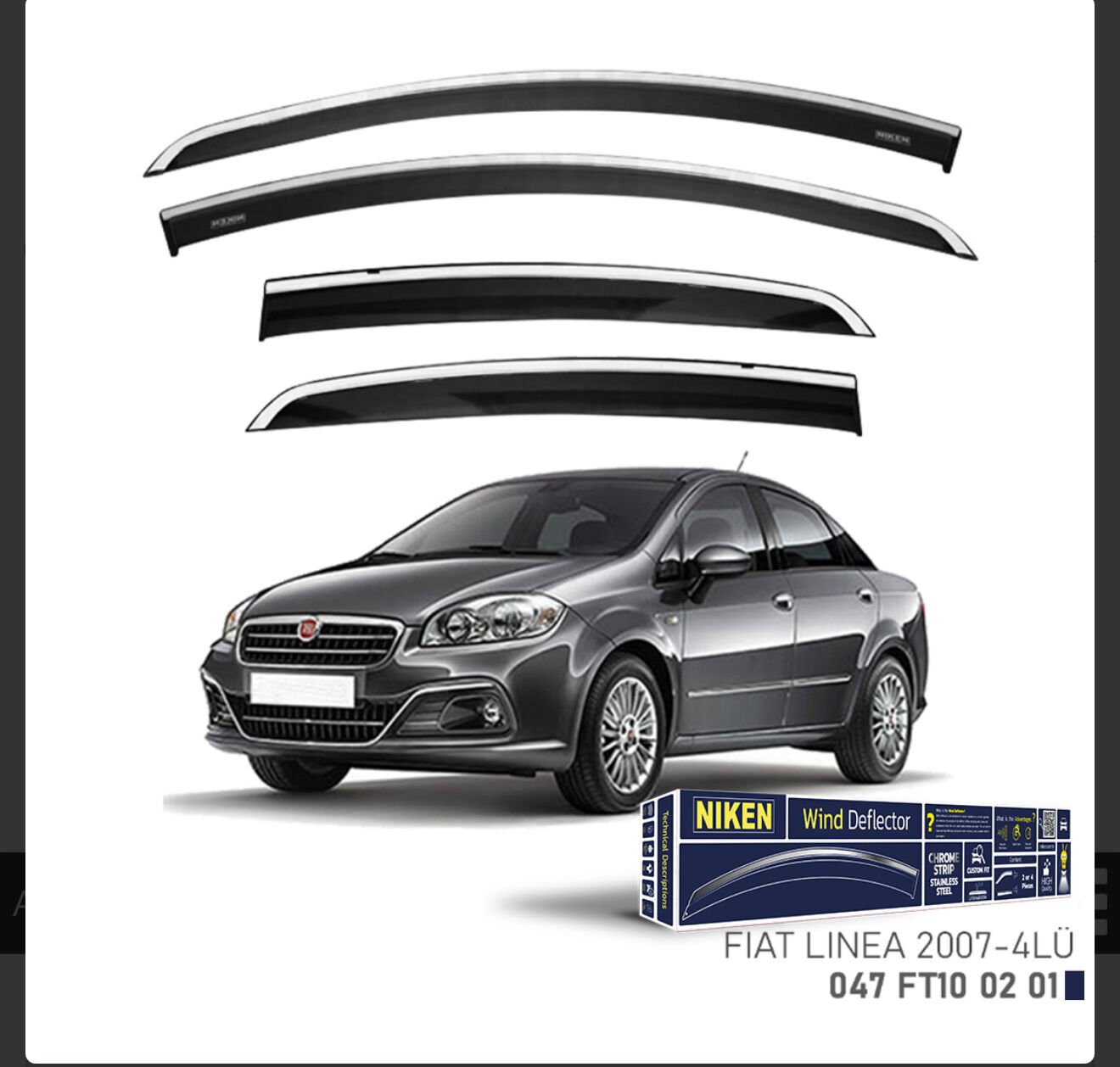 CHROME CAM RÜZGARLIĞI LİNEA 2007- NIKEN