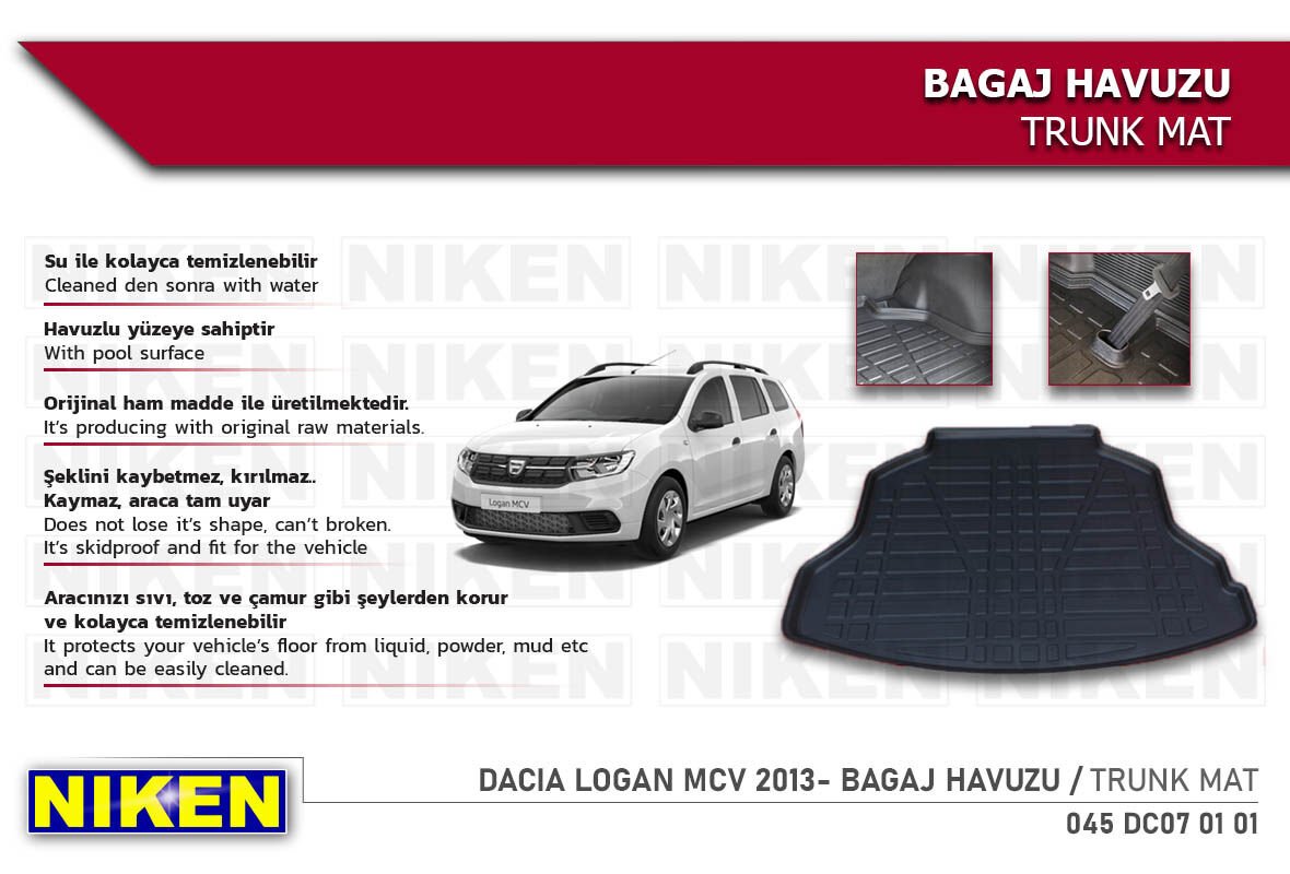 DACIA LOGAN MCV 2013- BAGAJ HAVUZU