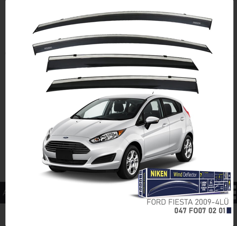 CHROME CAM RÜZGARLIĞI FİESTA 2009- NIKEN