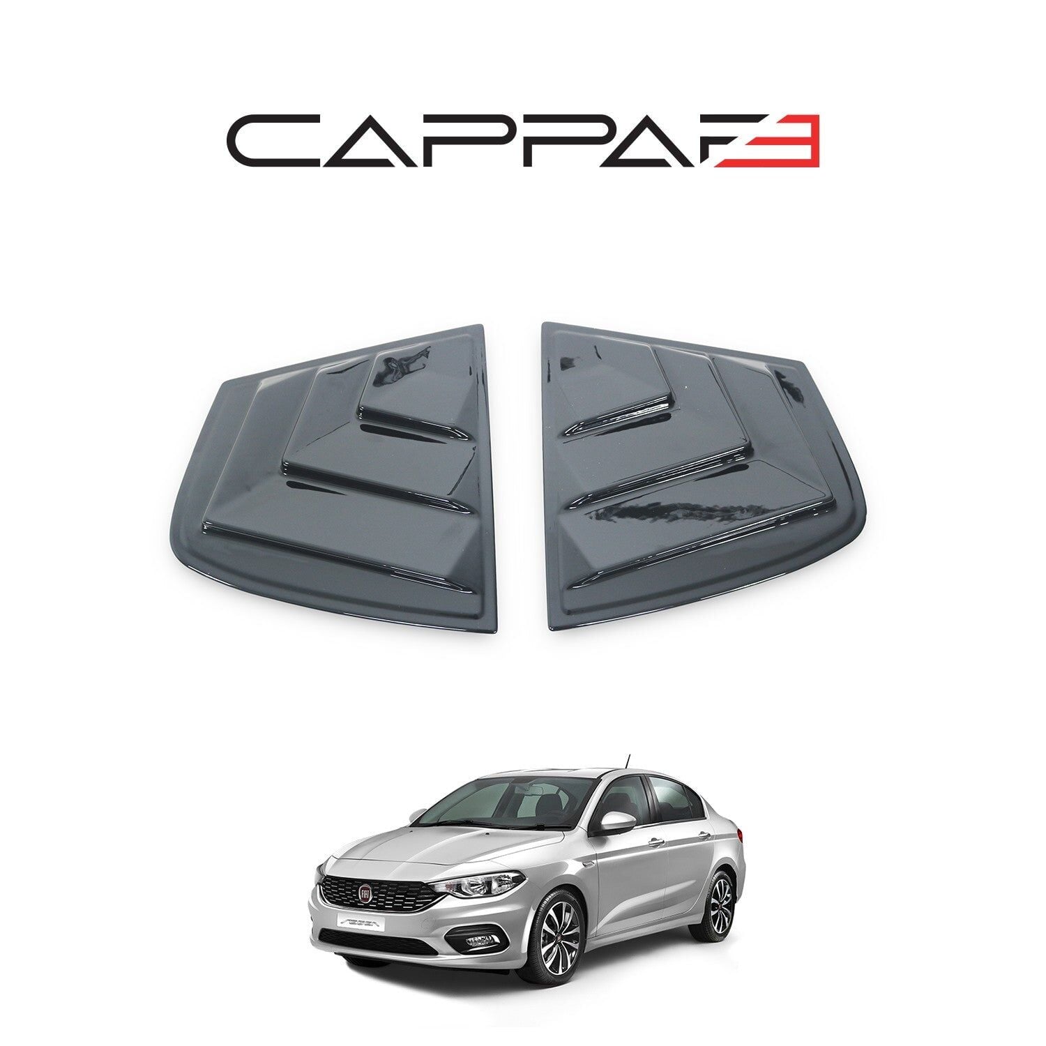 Fiat Egea 2015- Yılı ve Sonrası Uyumlu Kelebek Cam 2 Parça