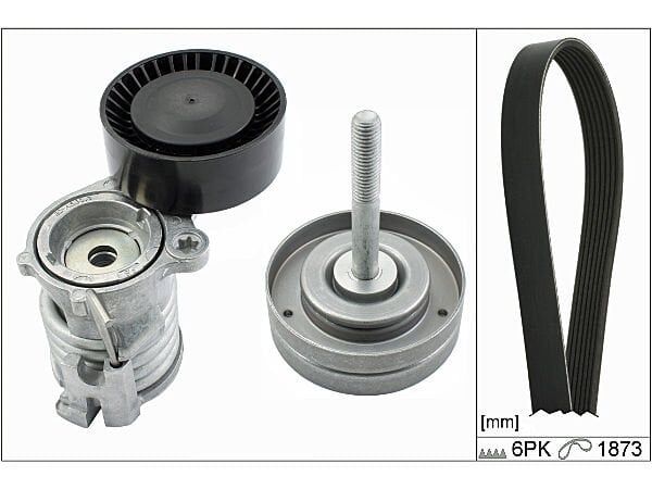 VOLKSWAGEN POLO-CORDOBA-FABIA 01-14 V KAYIS GERGISI KOMPLE 03E903133 INA