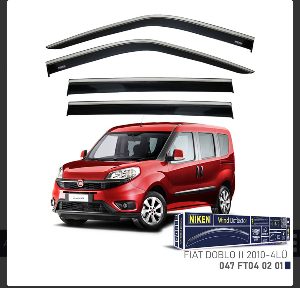 CHROME CAM RÜZGARLIĞI DOBLO2 2010- NIKEN