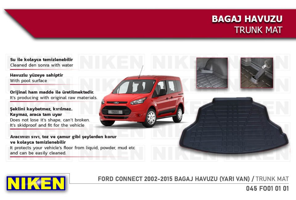 FORD CONNECT 2002-2015 BAGAJ HAVUZU (YARI VAN)