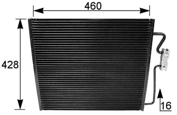BMW E38 97-01 KLIMA RADYATÖRÜ 64538373924 BEHR