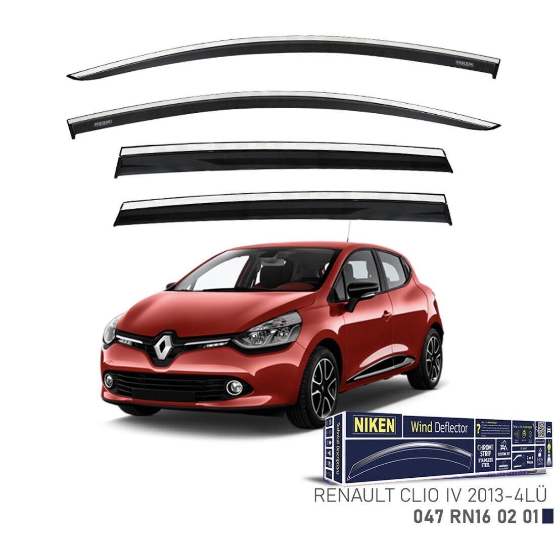 CHROME CAM RÜZGARLIĞI CLİO4 13-19 NIKEN