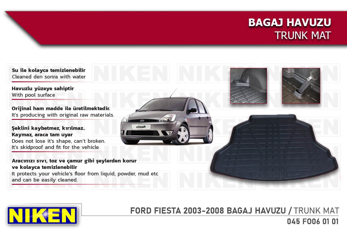 FORD FIESTA 2003-2008 BAGAJ HAVUZU