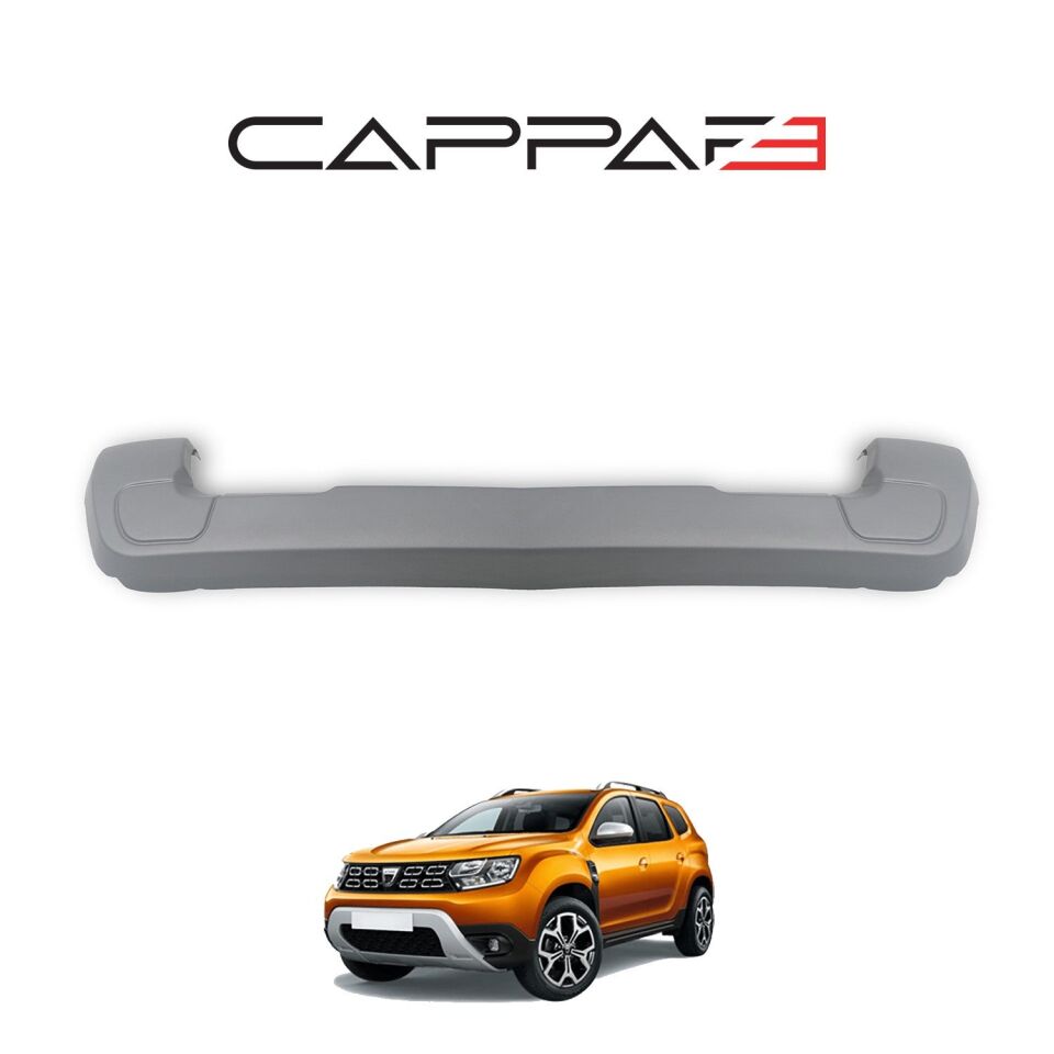 Dacia Duster 2018-2024 Yıl Aralığı Uyumlu Arka Tampon U Difüzör