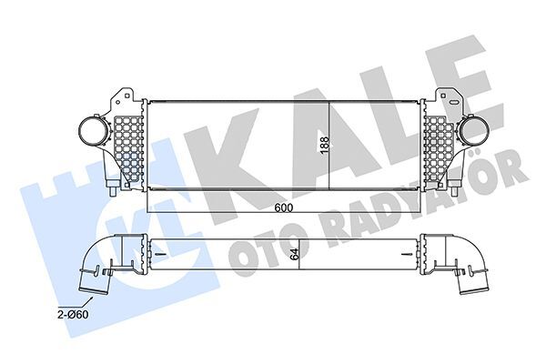 FIAT IVECO DAILY V VI 11- TURBO RADYATÖRÜ 5801255806 BSG