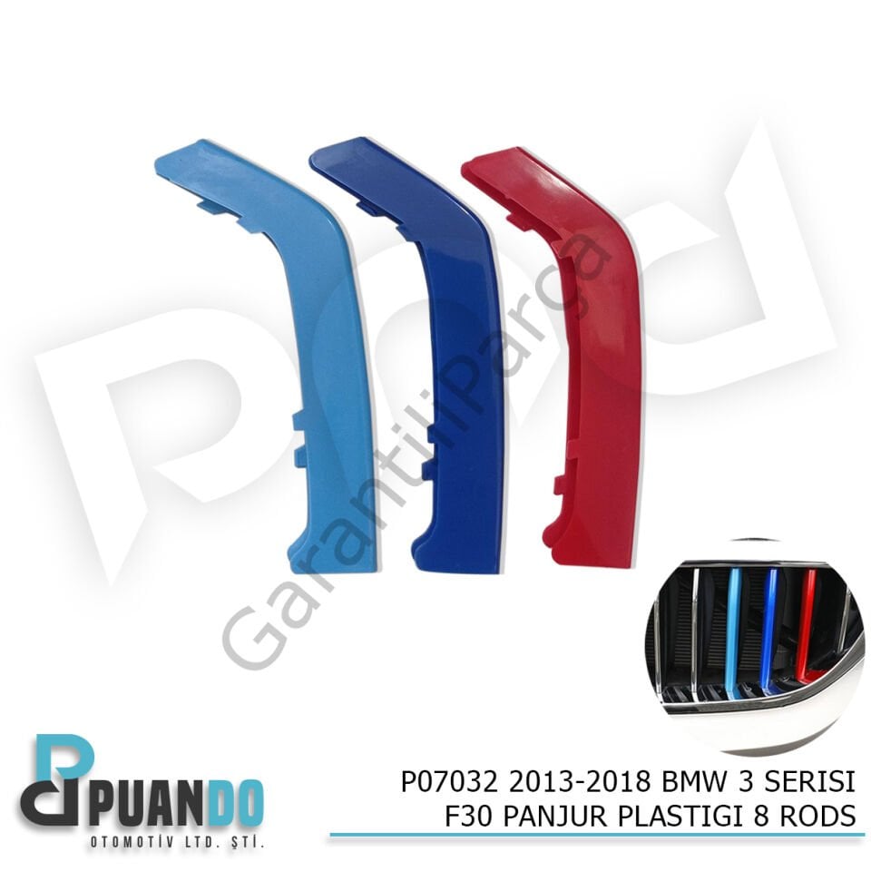 2013-2018 BMW 3 SERISI F30 M PANJUR PLASTGI 8 RODS