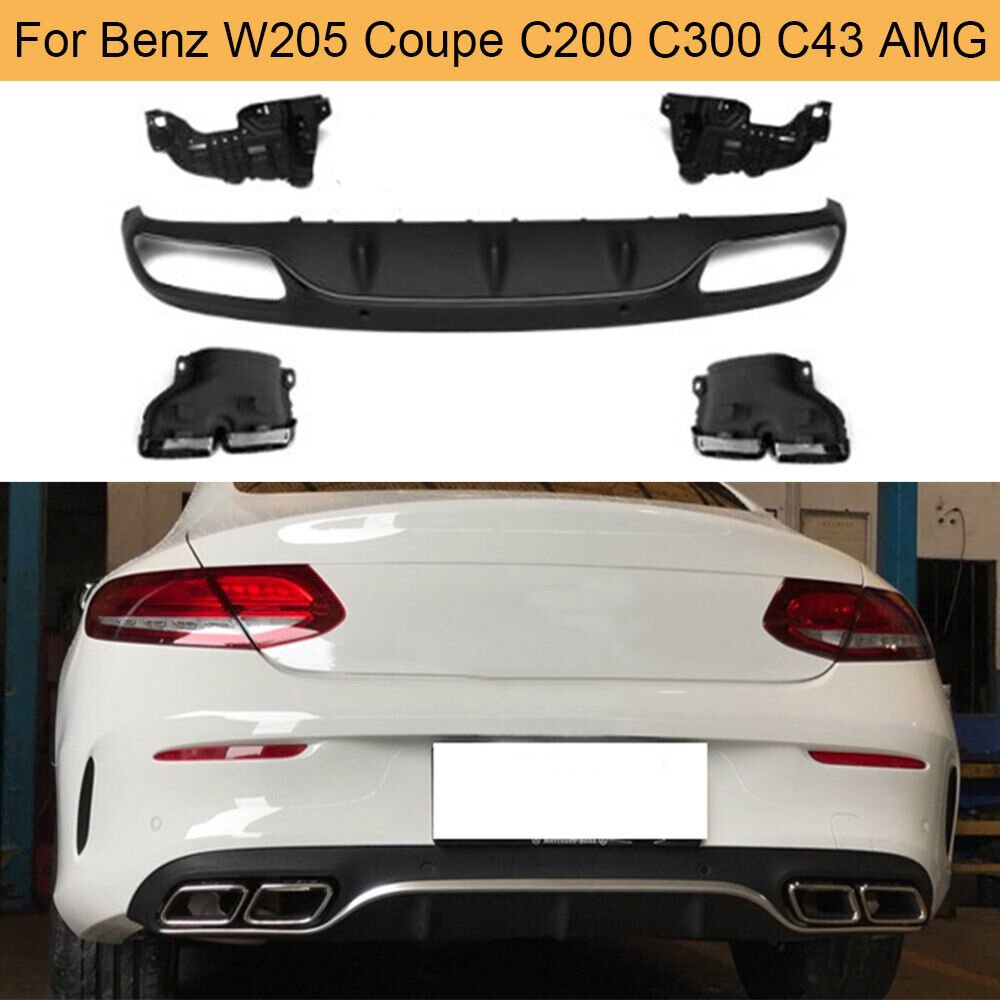 MERCEDES W205 COUPE DİFÜZÖR