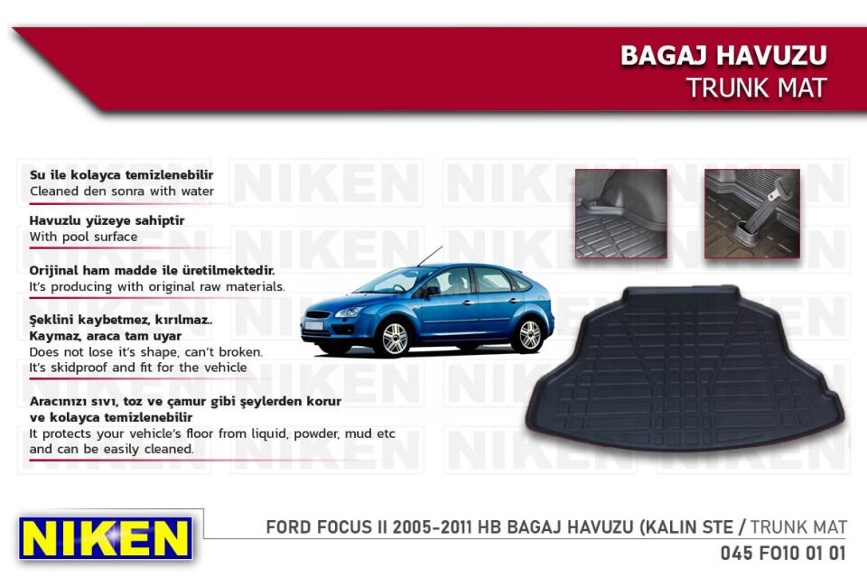FORD FOCUS II 2005-2011 SEDAN BAGAJ HAVUZU
