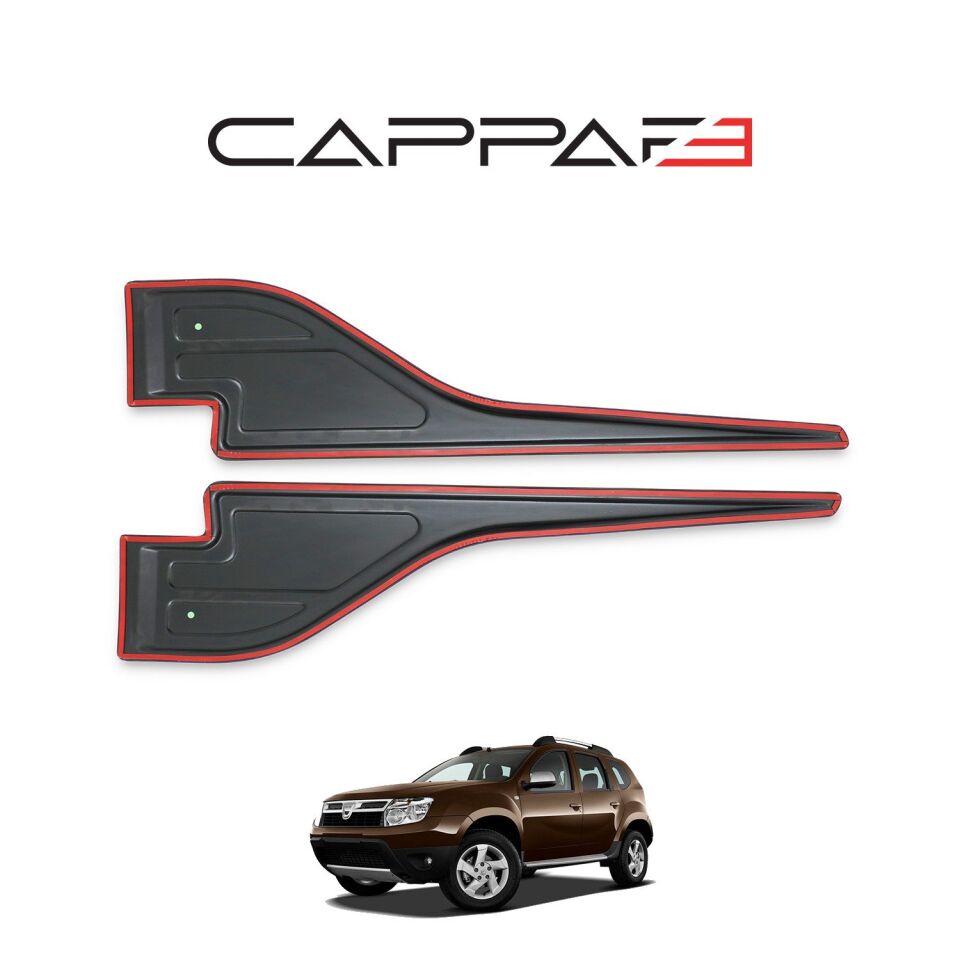 Dacia Duster 2010-2017 Yıl Aralığı Uyumlu Yarasa Kapı Kaplama 2 Parça