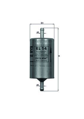 FIAT UNO 70-POLO-CADDY-VECTRA A-ASTRA F-106--205-306 92- YAKIT FILTRESI 5984093 MAHLE