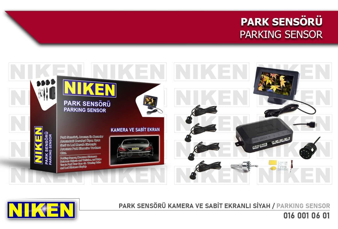 PARK SENSÖRÜ KAMERA VE SABİT EKRANLI GRİ