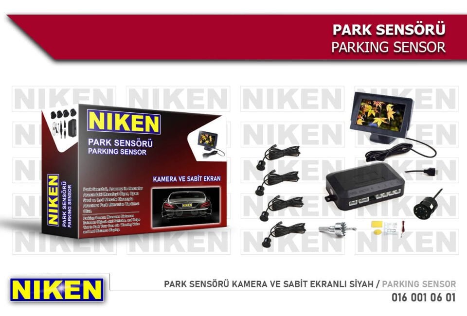 PARK SENSÖRÜ KAMERA VE SABİT EKRANLI GRİ