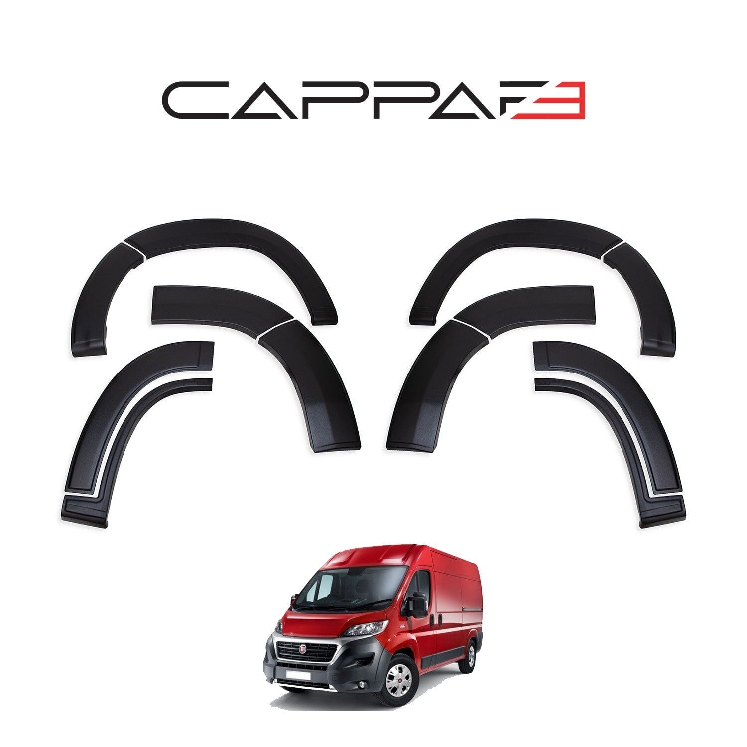 Fiat Ducato 2014- Yılı ve Sonrası Uyumlu Çamurluk Dodik 12 Parça