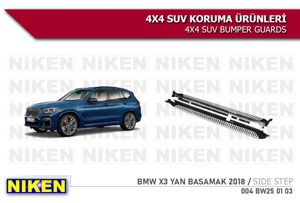 BMW X3 2018- YAN BASAMAK