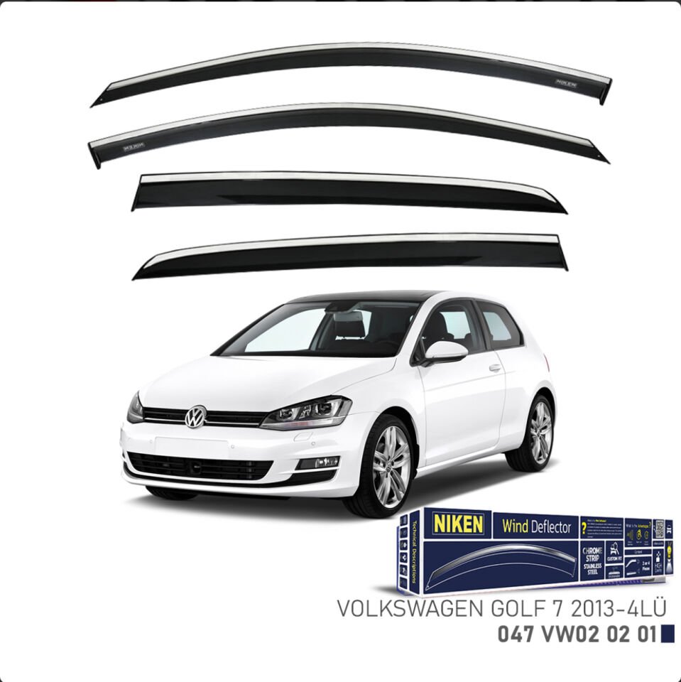 CHROME CAM RÜZGARLIĞI GOLF 7 2013- NIKEN