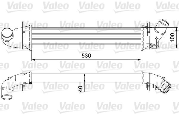 RENAULT LOGAN MCV/ SANDERO 04- TURBO RADYATÖRÜ 6001548727 VALEO
