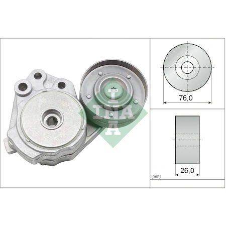 VOLKSWAGEN GOLF5-JETTA-PASSAT-TIGUAN-A3 04-11 V KAYIS GERGISI KOMPLE 03C145299J INA
