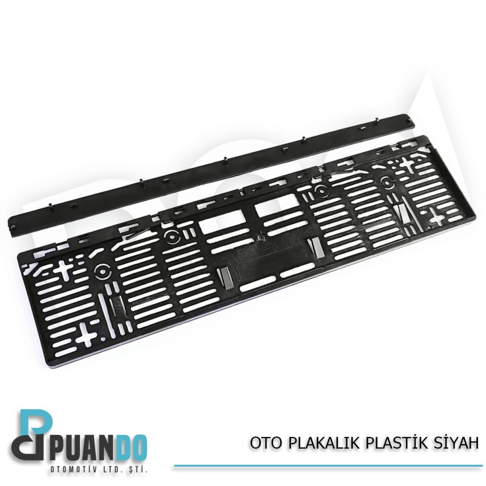 OTO PLAKALIK PLASTIK SIYAH