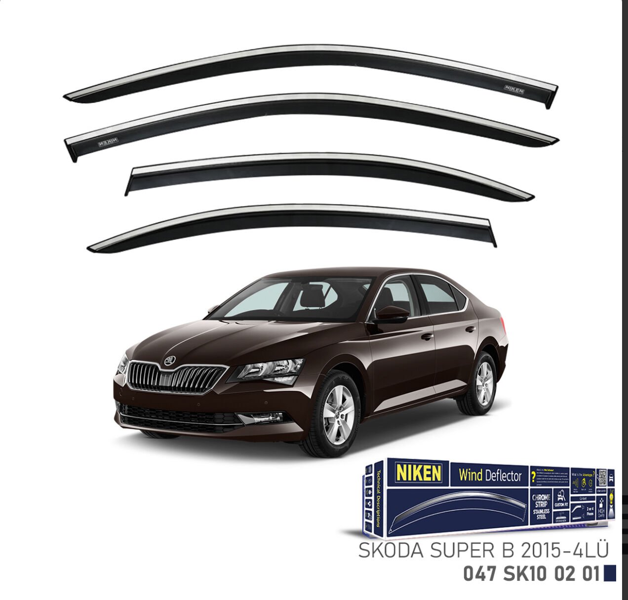 CHROME CAM RÜZGARLIĞI SUPERB 2015- NIKEN